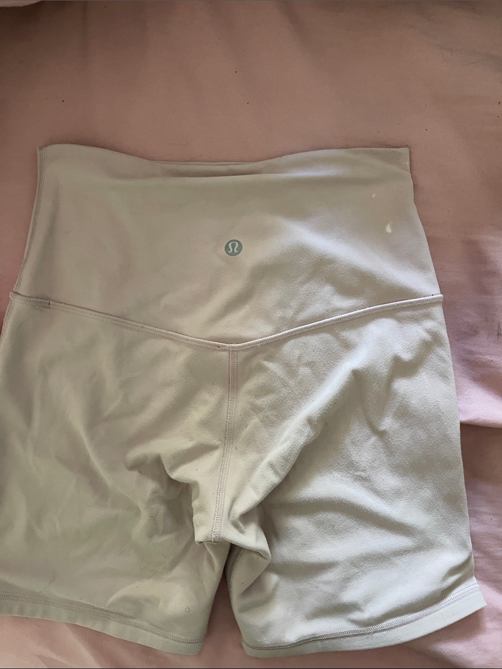 lululemon athletica High-Rise Pale Pink Workout Shorts